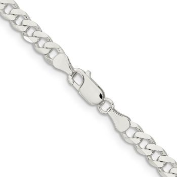 5.75mm Sterling Silver Curb Link Chain 3