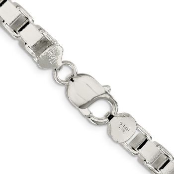 Heavy Italian 7mm Sterling Silver Box Chain 3