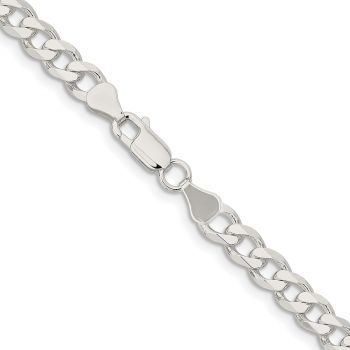 7mm Sterling Silver Curb Link Chain 3