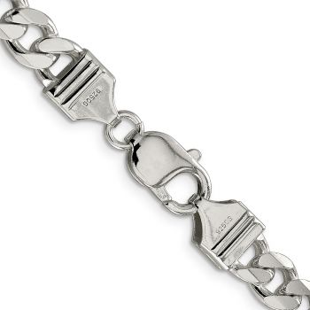 8.25mm Sterling Silver Curb Link Chain 3