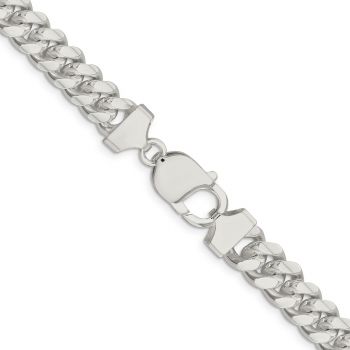 9.25mm Sterling Silver Curb Link Chain 3