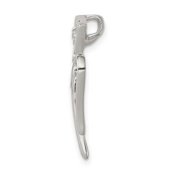 Holy Spirit CZ Dove Pendant in Sterling Silver 2