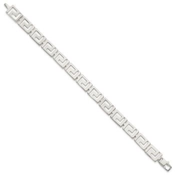 Women's Greek Key Bracelet in Sterling Silver 2
