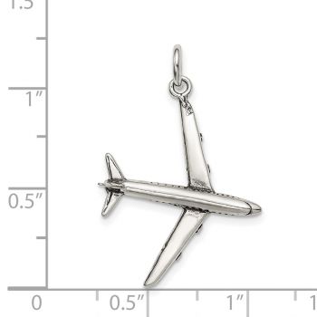 Silver Passenger Commercial Airliner Plane Pendant 4