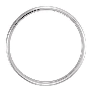 2mm Hammered Wedding Band Ring in Platinum 2