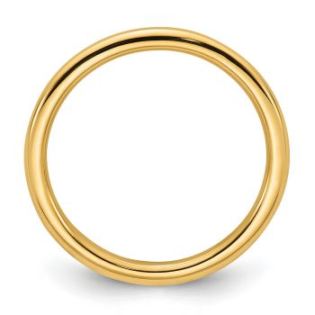 14K Gold 2mm Plain Comfort Fit Wedding Band Ring 2