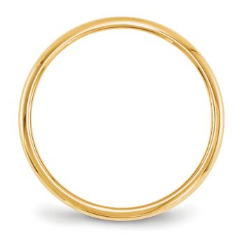 Plain 2mm 14K Gold Wedding Band Ring 2