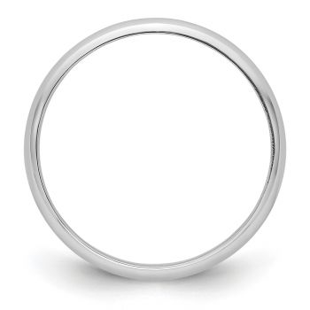Platinum 3mm Plain Lightweight Wedding Band Ring 2