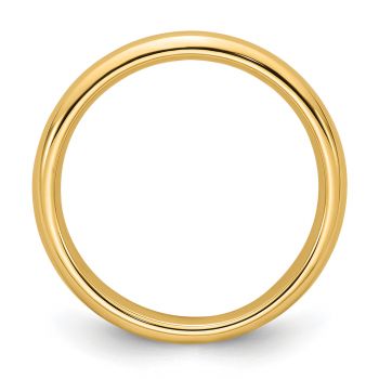3mm Plain Comfort Fit 14K Gold Wedding Band Ring 2