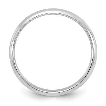 Plain 3mm 14K White Gold Wedding Band Ring 2