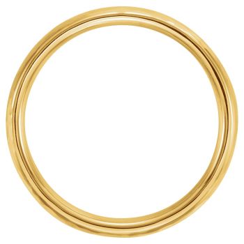4mm Comfort-Fit Hammered Wedding Band Ring in 10K Gold 2