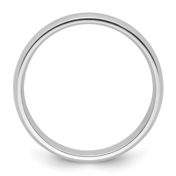 Platinum 4mm Comfort-Fit Lightweight Wedding Band Ring 2