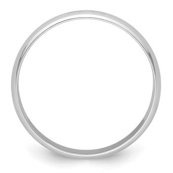 4mm Plain Lightweight Wedding Band Ring in Platinum 2