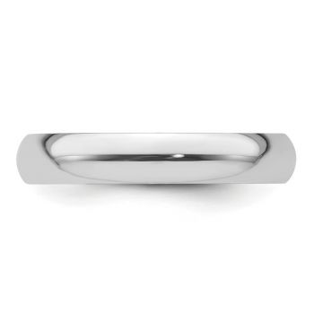 4mm Plain Lightweight Wedding Band Ring in Platinum 3