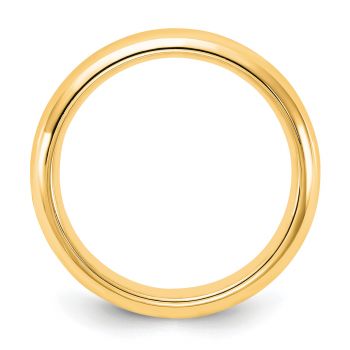 4mm Plain Comfort Fit Wedding Band Ring in 14K Gold 2