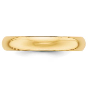 Plain 4mm 14K Gold Wedding Band Ring 2