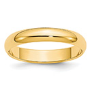 Plain 4mm 14K Gold Wedding Band Ring