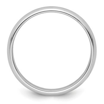 Platinum 4mm Plain Polished Wedding Band Ring 2