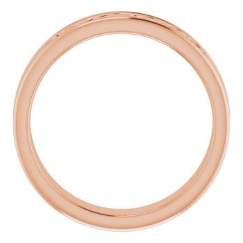 5mm 14K Rose Gold Celtic Knot Wedding Band Ring for Men 2