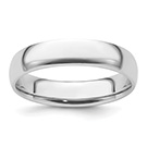 5mm Comfort-Fit Lightweight Wedding Band Ring in Platinum