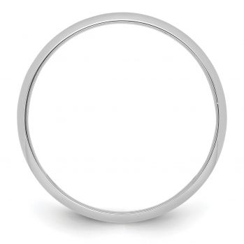 Platinum 5mm Plain Lightweight Wedding Band Ring 2