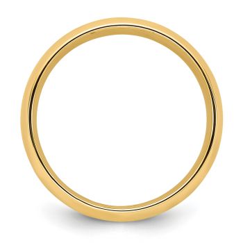 14K Gold 5mm Plain Comfort Fit Wedding Band Ring 2