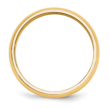 Plain Polished 5mm Wedding Band Ring in 14K Gold 2