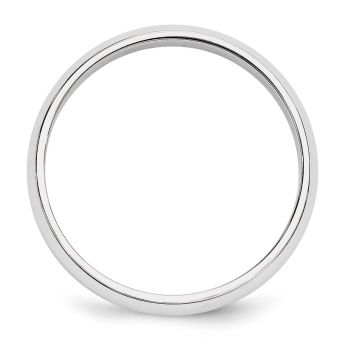 14K White Gold Plain 5mm Wedding Band 2