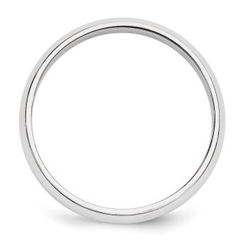 5mm Plain Polished Wedding Band Ring in Platinum 2