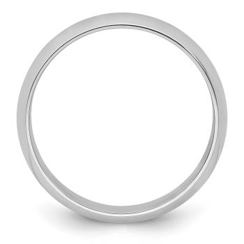 Platinum 6mm Plain Polished Wedding Band Ring 2