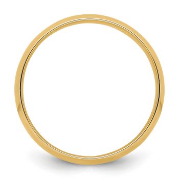 Comfort-Fit Lightweight 7mm Wedding Band Ring in 14K Gold 2