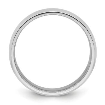 8mm Comfort-Fit Lightweight Wedding Band Ring in Platinum 2